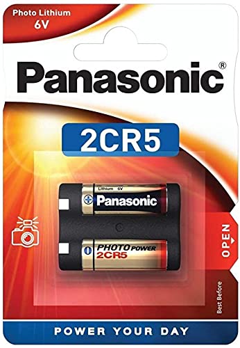 Pilha Recarregável PANASONIC 2CR5 (6 V) Corp. Panasonic - Baterias - 1200 mAh, 6 V, câmera digital, preto