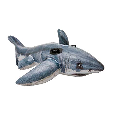 Flutuador Insuflável para Piscina Tubarão INTEX - Colchões e espreguiçadeiras de piscina - tubarão, vinil resistente, 173x107x56 cm, 90 kg