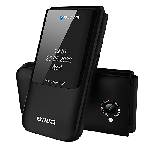 Telemóvel Sénior AIWA FP-24BK (2.4'' - Preto) Aiwa - Telemóveis - sénior, telemóvel, aiwa fp-24bk, 2.4 polegadas, preto