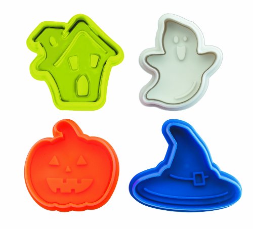 Suporte para Talheres Ibilis Halloween - Preto IBILI - Cortadores de biscoito - 4 cortadores, design halloween, massa pastelaria