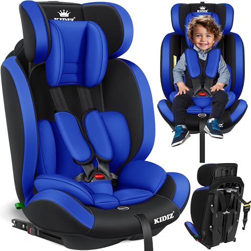 Cadeira Auto KIDIZ Azul (Grupo 0+/1/2/3) KIDIZ - Móveis para bebês e crianças pequenas - cadeira auto, segura, acolchoamento, apoio ajustável