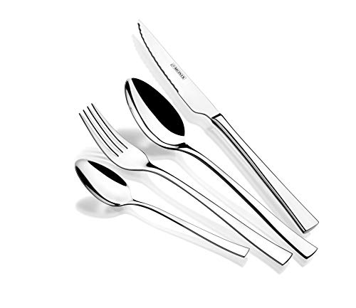 Conjunto Talheres MONIX MODENA (Material: Aço Inoxidável - 24 peças) Isogona - Talheres - aço inoxidável, 24 peças, ergonômico, 20 cm