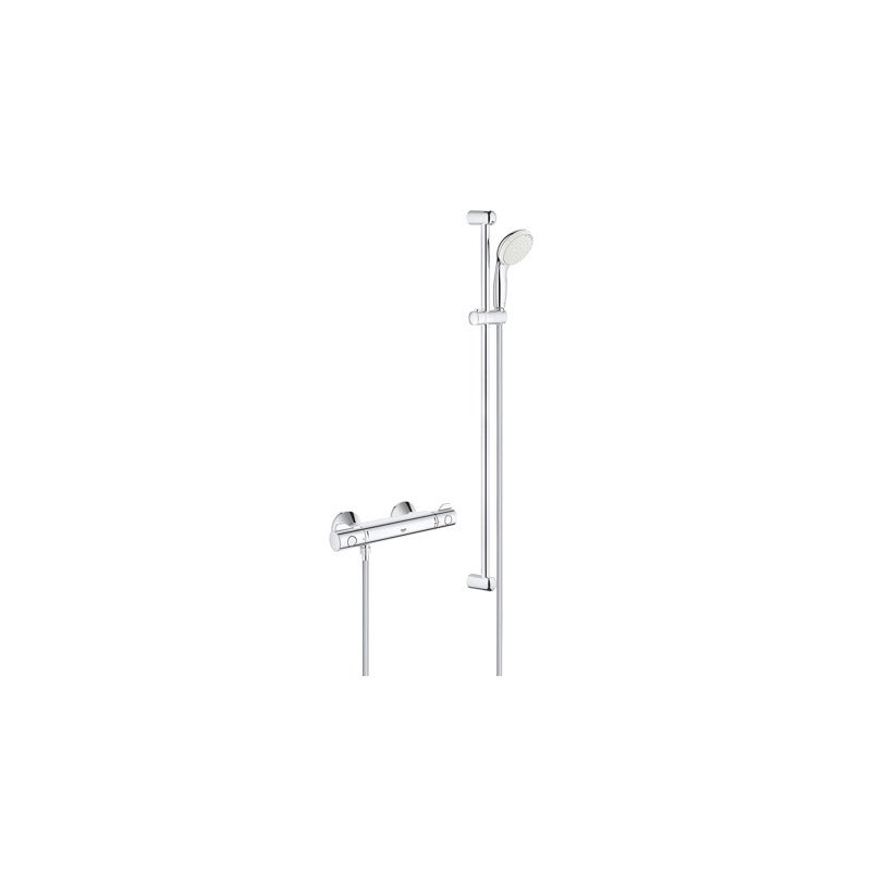 Chuveiro GROHE Grohtherm 800 (Cromado) Grohe - Chuveiros - cromado, aço inoxidável, temperatura ajustável, energia A