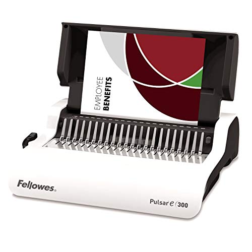 Encadernadora FELLOWES PulsarE+300 Preto Fellowes - Máquinas de encadernação - preto, plástico, aderência suave