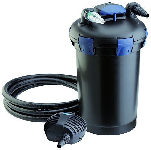 Filtro para Bomba de Pressão OASE BIOPRESS Set 10.000 Oase - Fontes e lagos - 10.000 m³, 3.400 L/hora, 9.66 kg, 2 filtros azuis, 30 bioflotantes