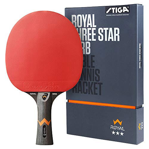 Raquetes de Ténis de Mesa STIGA Royal 3 Star (Preto - Alumínio) Stiga - Raquetes e conjuntos de ping pong - WRB, 84 velocidade, 54 controle, 2 mm espuma