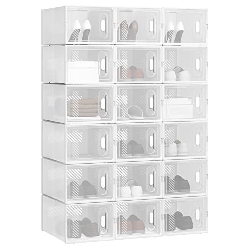 Caixa para Sapatos WOLTU 18X Transparentes WOLTU - Organizadores e sapateiras - caixa, sapatos, transparente