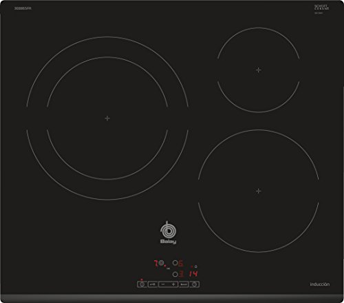 Placa de Vitrocerâmica BALAY 3EB865FR (Elétrica - 59.5 cm - Preto) Balay - Cooktops - vitrocerâmica, 59.5 cm, preto, 4400 w