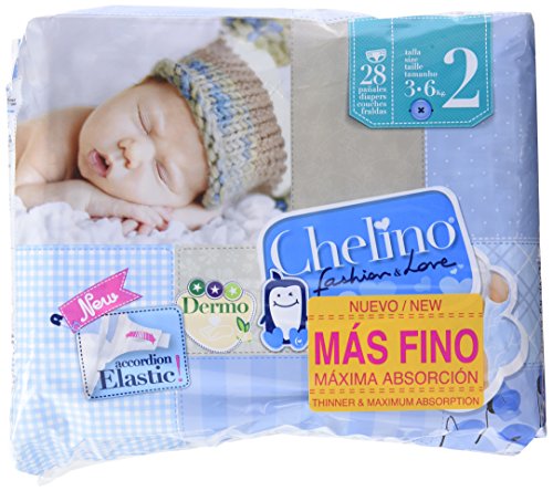 Fraldas CHELINO Tamanho 2 (6 Unidades) Chelino Fashion & Love - Fraldas - tamanho 2, 6 unidades