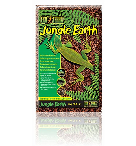 Substrato para Tartarugas EXO TERRA Jungle Earth (8L) EXO TERRA - Substratos para répteis e anfíbios - natural, humidade, escavação, nutritivo