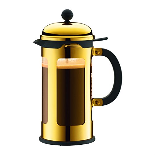 Cafeteira de Filtro Bodum Chambord Aço Inoxidável Bodum - Cafeteiras de êmbolo - aço inoxidável, 1 l, cafeira de filtro