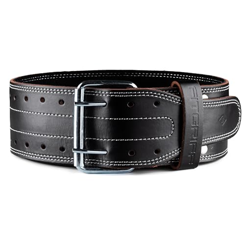 Faixa de Cinto FITGRIFF 1.5mm Couro (Preto) Fitgriff - Levantamento de peso - 1.5mm, couro, preto