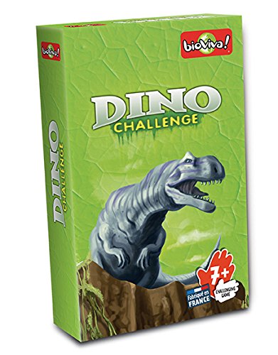 Jogo de cartas ASMODEE Dino Challenge (8 anos) Bioviva - Jogos de cartas - jogo de cartas, apostar, dinossauros, cartas