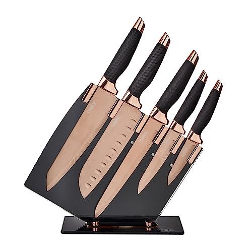 Conjunto Facas para Cozinha TOWER (Material: Aço) Tower - Talheres - aço, 5 facas, fácil de limpar