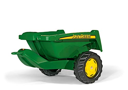 Trator com Reboque JOHN DEERE ROLLYTOYS Rolly Toys - Acessórios para brinquedos de passeio - trator, reboque, John Deere, rollytoys, escavadora, braço elevatório