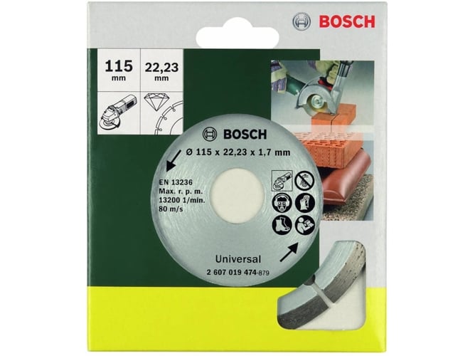 Acessórios para rebarbadoras Bosch 2 607 019 474 Bosch - Acessórios para ferramentas - 11,5 cm, 17 mm, diamante