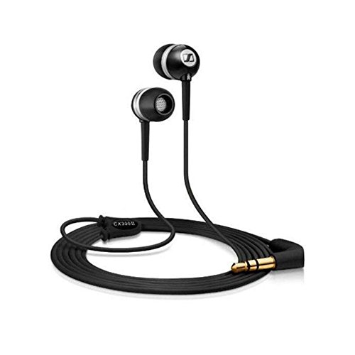 Auriculares com Fio SENNHEISER CX300 II (In Ear - Microfone - Preto) Sennheiser - Fones de ouvido - in ear, microfone, preto