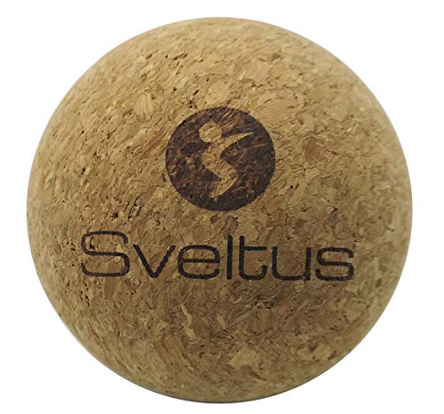 Bola de Massagem SVLETTUS (Vermelho - 6.5x6.5cm) Sveltus - Massageadores - massagem, corcho, 6.5x6.5cm