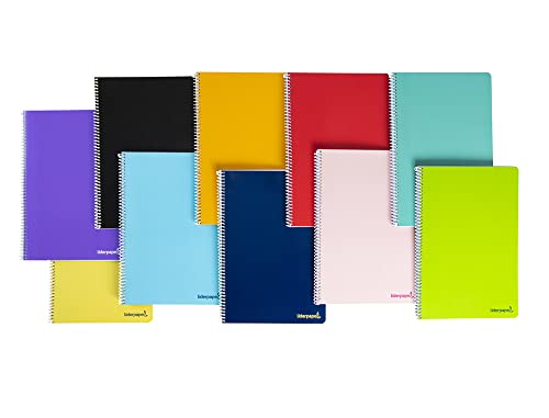 Caderno Espiral Lider PAPEL A4 80 Folhas 60G/M² Multicor Liderpapel - Papel de impressora e copiadora - papel a4, 80 folhas, 60g/m², multicor
