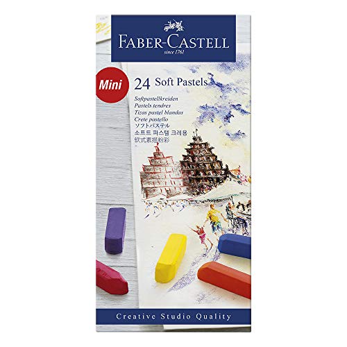 Lápis de Cor FABER CASTELL 128224 (Multicor) Faber-Castell - Pasteis de cera - multicor, faber-castell