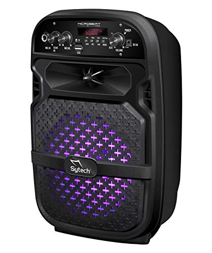 Coluna Bluetooth SYTECH MicroBeat (Preto - 10W - Autonomia: 8h) Sytech - Alto-falantes - bluetooth, 10W, autonomia 8h