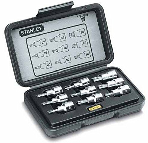Conjunto de Chaves de Parafusos STANLEY 1-89-098 STANLEY - Acessórios para ferramentas - torx, carpintaria, 9 chaves, dimensões variadas