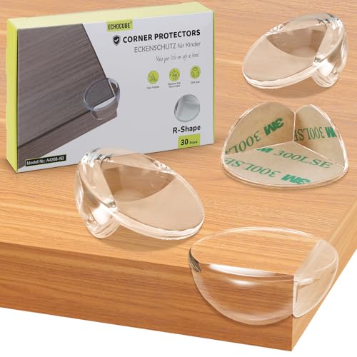 Pack 30 Proteções ECHOCUBE para Cantos de Sofá ECHOCUBE - Travas de segurança para bebê - proteções, echocube, cantos, sofá