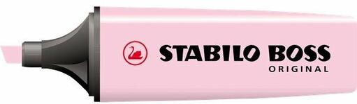 Marcador Fluorescente STABILO BOSS Original 4 Cores Rosa Stabilo - Marcadores de texto - fluorescente, rosa, tinta à base de água