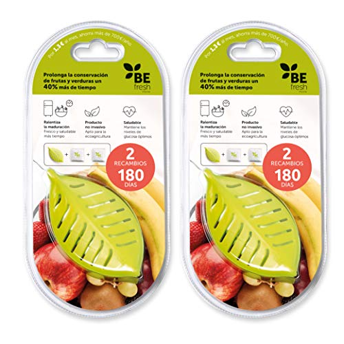 BeFresh 1 Year Combo Fruit and Veggie Keeper BEfresh Home - Recipientes de armazenamento de alimentos - fruta, legumes, 1 ano