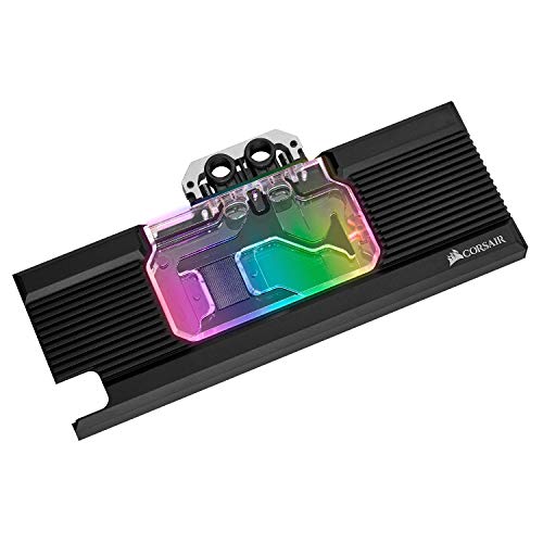 Water Cooler CORSAIR Hydro X Series XG7 RGB Corsair - Placas e adaptadores de vídeo - enfriamento por água, compatível universal, 12 cm ventilador, 1500 rpm, rgb