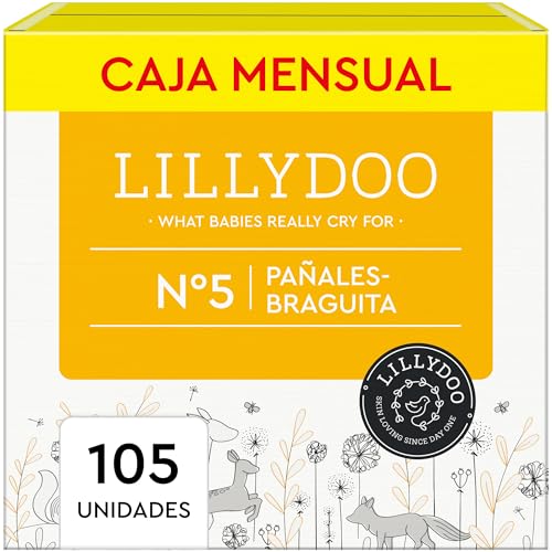 Lillydoos Panal Bragueta 105 Unidades 5X21 LILLYDOO - Roupa interior - bragueta, 105 unidades, 5x21