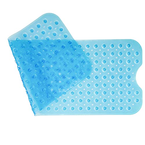 Tapete de Banho Antiderrapante 100X40Cm Azul Transparente XIAOMAOMAO - Tapetes de banho - antiderrapante, 100x40cm, azul transparente