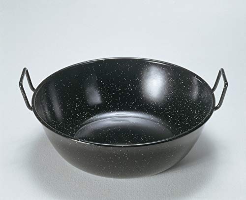 Frigideira de Paella La Parrilla con Tapa Garcima - Frigideiras e panelas de fritar - porcelana, esmaltada, fritadeira, longa duração