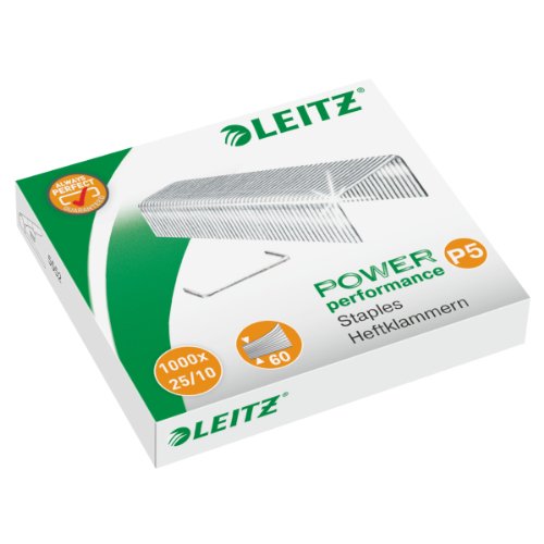 Agrafador LEITZ 25/10 (Capacidade Máx.: 20 folhas) Leitz - Grampos - agrafador, leitz, 25/10, capacidade máx., 20 folhas, suporte papel impressão, 1,5 mm profundidade, aço inoxidável