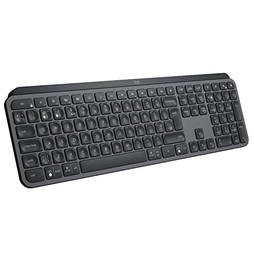 Teclado LOGITECH Mx Keys (Wireless - Layout UK) Logitech - Teclados - sem fios, layout uk, qwerty, preto