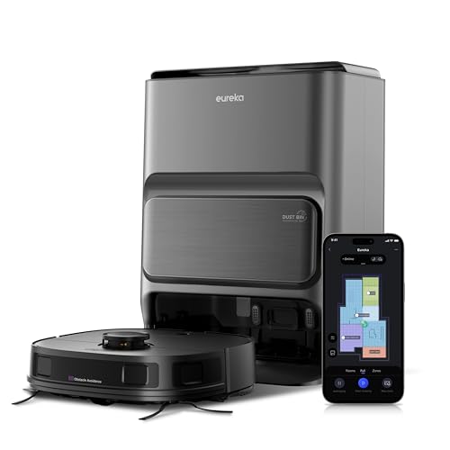 Aspirador Robô EUREKA J12 Ultra (Autonomia: 180 min) Eureka - Aspiradores - autonomia 180 min, navegação inteligente, aspiração profunda, app control