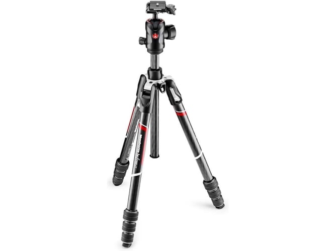 Tripé de Câmera Manfrotto Befree Advanced GT Carbon Manfrotto - Tripés e monopés - carbono, 10 kg, ajustável