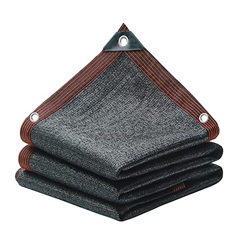Rede de Sombra Preto 18 Pines Malla Resistente à Rãos UV 90% Toldo Vela para Exterior com Ojales rulirizadian - Toldos e gazebos - preto, 18 pinos, malla resistente, uv 90%, toldo vela, exterior