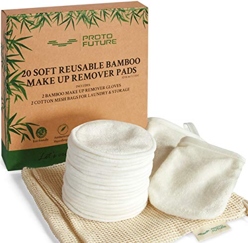 Disco Desmaquilhante Reutilizável PROTO FUTURE Bamboo Eco Proto Future - Toalhas de banho e panos de limpeza - reutilizável, bamboo, eco