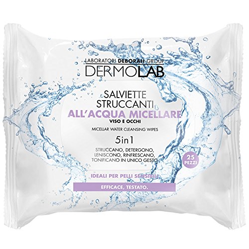 Toalhetes Desmaquilhantes Deborah Dermolab 25 Unid. Deborah - Limpadores faciais - húmidos, hidratação, vitamina E, 25 unidades