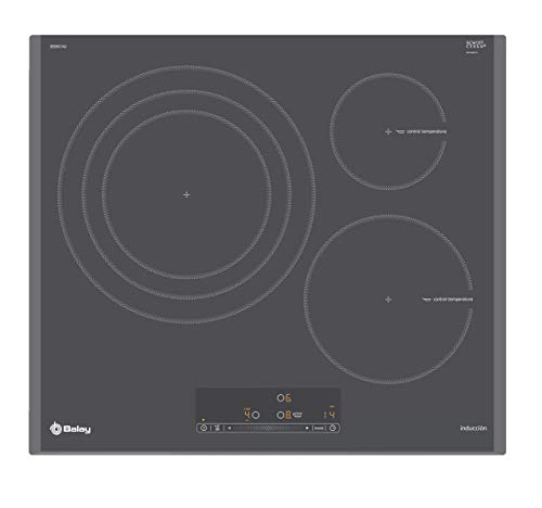 Placa de Indução BALAY 3EB967AU (Elétrica - 59.6 cm - Inox) Balay - Cooktops - elétrica, inox, vidro, 3 bocas, 3700 w