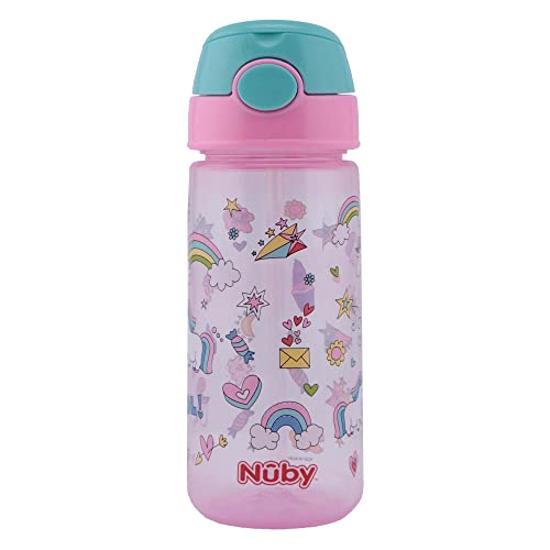 Garrafa de Água NuBY Silicone (Rosa - 0.5 L) Nuby - Garrafas de engarrafamento - silicone, rosa, 0.5 L