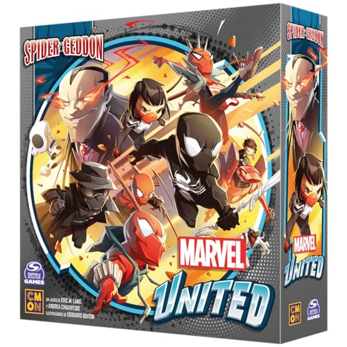 Jogo de Tabuleiro ASMODEE Marvel United Spider-Geddon (Idade Mínima Recomendada: 8 anos) Juegos - Jogos - idade mínima, 14 anos, 1-5 jogadores, 40 minutos