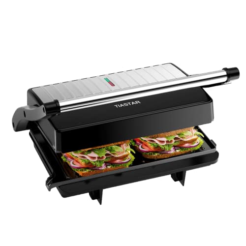 Grelhador de Mesa TIASTAR TGM-1012 (1000 W) Tiastar - Eletrodomésticos de cozinha - 1000 W, grelhador de mesa