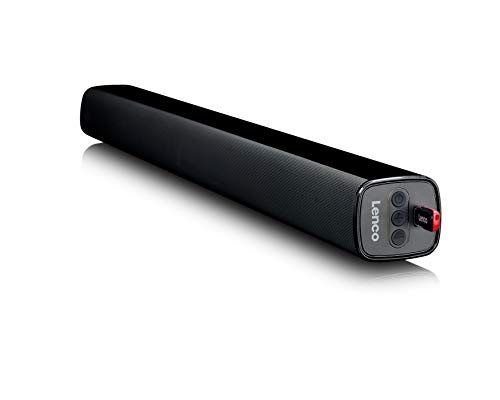 Soundbar LG SB-080BK (80 W - Canais: 2.1 - Subwoofer: Incorporado) Lenco - Alto-falantes - 80W, 2.1 canais, subwoofer incorporado, ruído de fundo