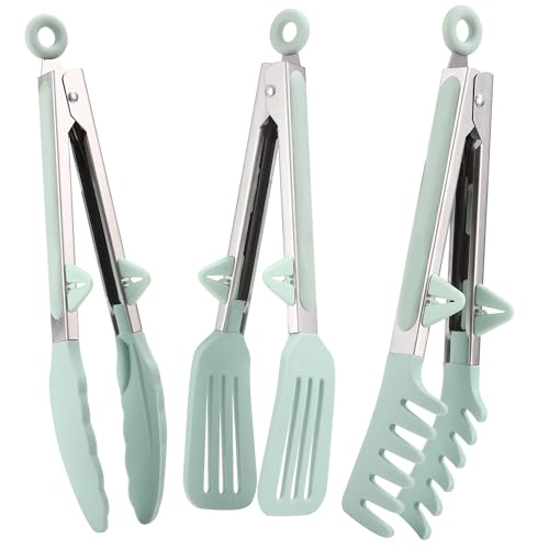 Pinça LEAZZLE 3 Peças Verde (26 cm - Aço Inoxidável) LEAZZLE - Pinças de Cozinha - verde, 26 cm, aço inoxidável, 3 peças