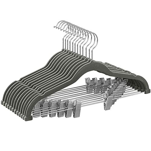 Varão SONGMICS CRF12V | Cinzento (Armazenamento e limpeza) SONGMICS - Acessórios de vestuário - metal, plástico, poliéster, 1 l