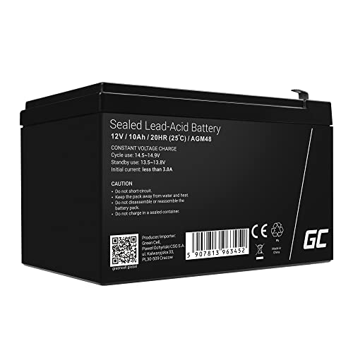 Bateria Recarregável GREEN CELL Chumbo-Ácido Selado GREENCELL - Baterias de uso geral - recarregável, chumbo-ácido, selado