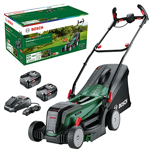 Corta-relvas Bosch UniversalRotak 2x18V-37-550 | Verde (Ferramentas de Jardim) Bosch - Cortadores de relva - corta-relvas, bateria, verde, 2x18v