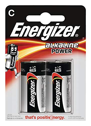 Pilhas ENERGIZER 2X Classic C (1,5 V - 4 unidades) Energizer - Baterias de uso geral - alcalino, c, 1.5v, 2 unidades
